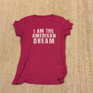 Pink Graphic Tee - I Am The American Dream